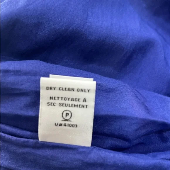 Diane Von Furstenberg Blue Zihna Crochet Lace Sleeveless Dress size 8 Designer - Picture 9 of 9